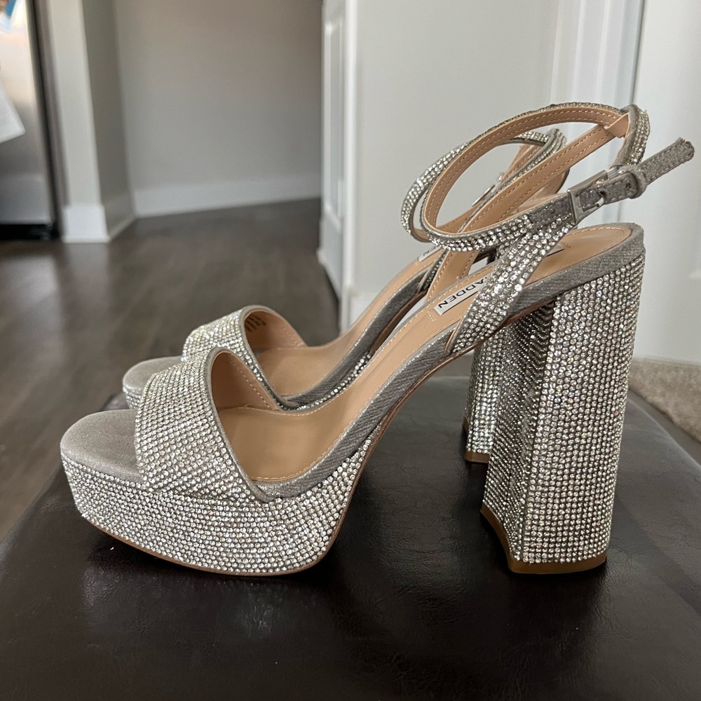 Steve Madden Rhinestone Platform Heel